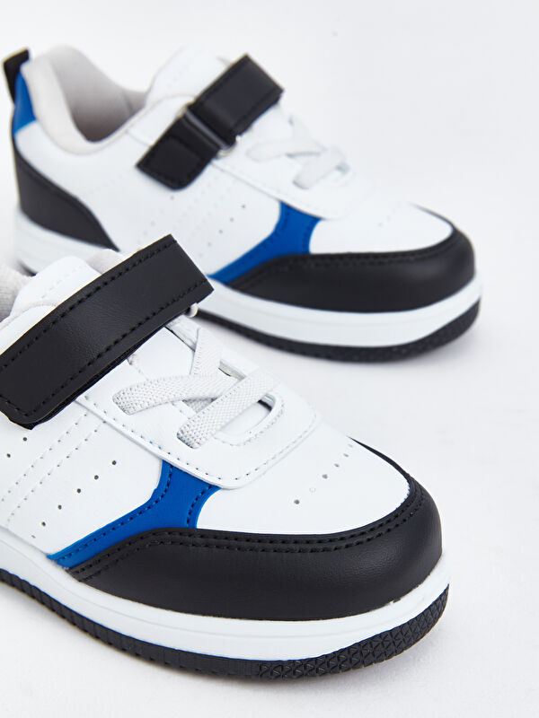 Bağcık ve Cırt Cırtlı Erkek Bebek Spor Ayakkabı - Görsel 4