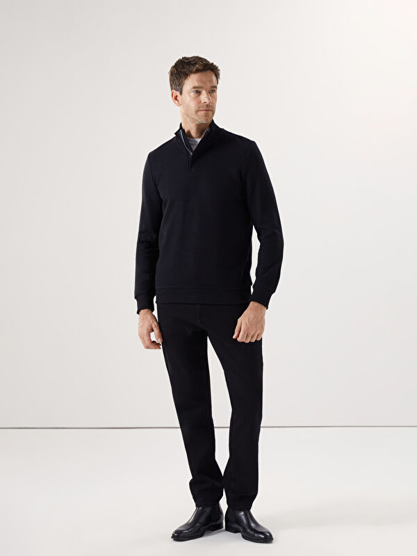 LC Waikiki Funnel Neck Men's Sweatshirt -W4DS21Z8-CVL - LC