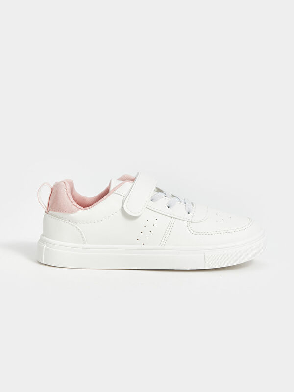 Bağcık ve Cırt Cırtlı Kız Çocuk Spor Ayakkabı - Görsel 3