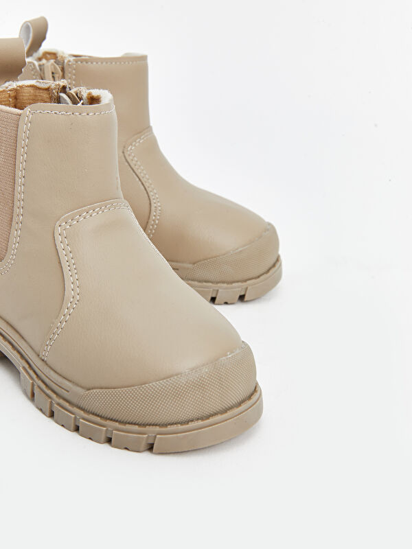 Fermuarlı Erkek Bebek Bot - Görsel 4