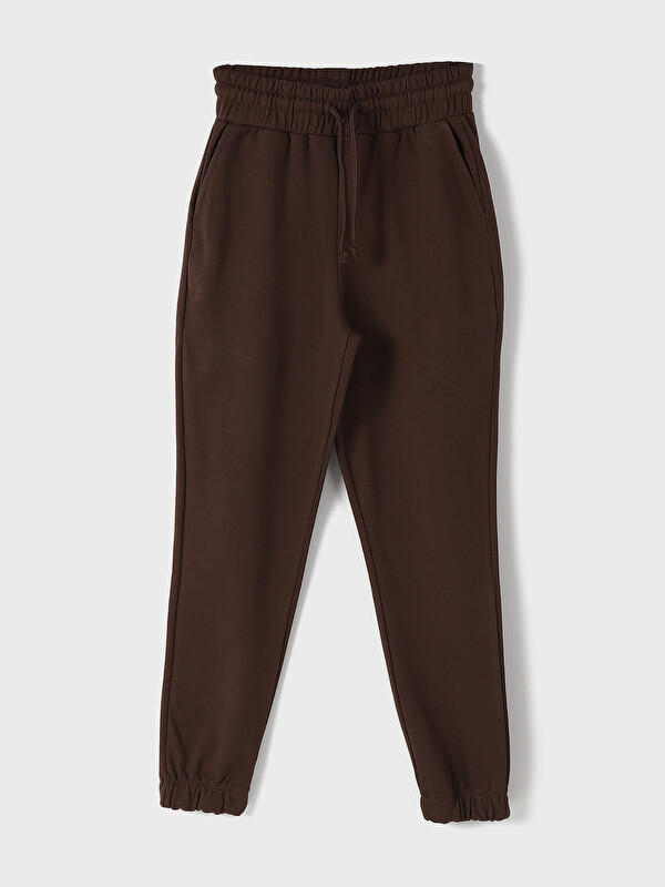 LCW Vision Elasticated Waist Women's Thick Jogger Sweatpants
