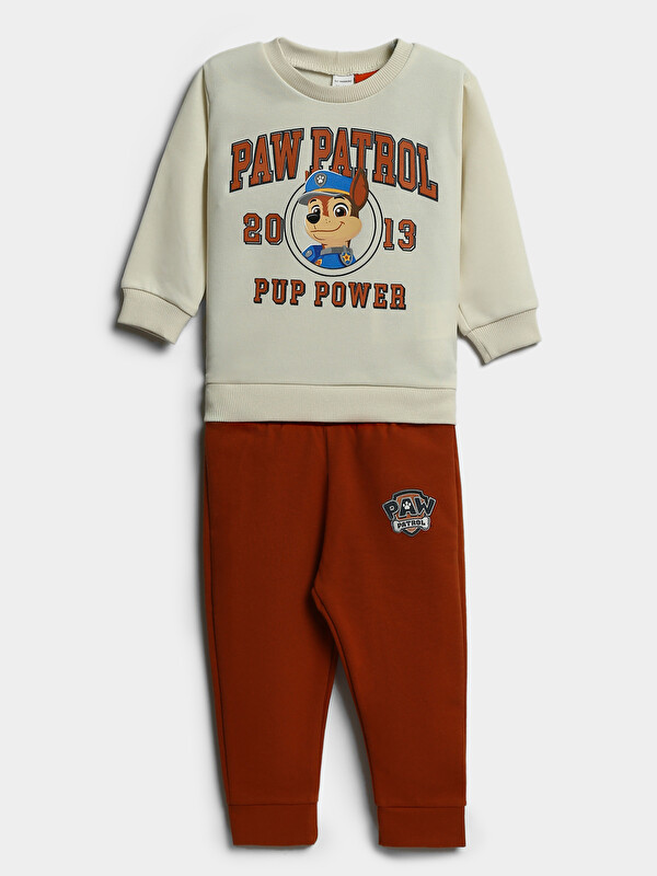 LCW Kids Paw Patrol Printed Boys' Sweatshirt and Sweatpants 2 Pack
