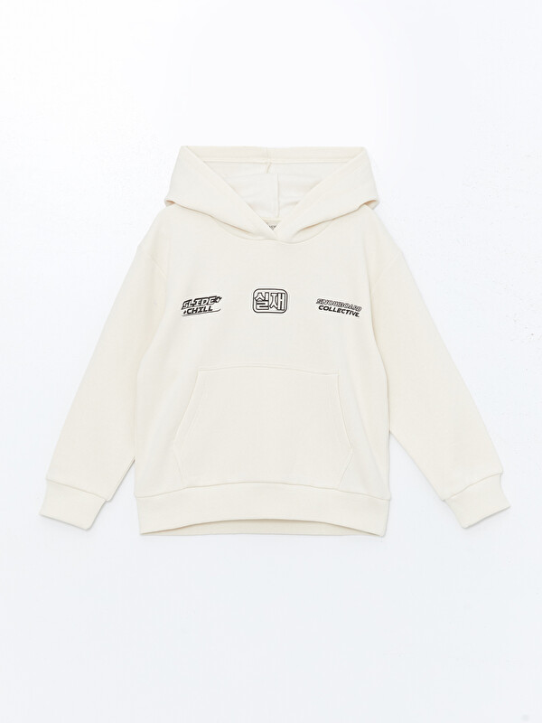 LCW Kids Kapüşonlu Erkek Çocuk Kalın Sweatshirt