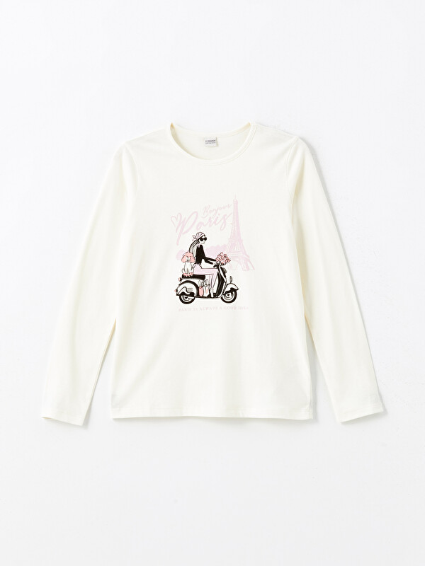 LCW Kids Crew Neck Girls' T-Shirt