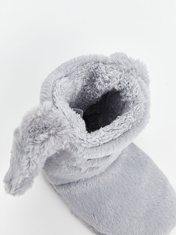 Tavşan Figürlü Kız Çocuk Pelüş Ev Botu - Görsel 7