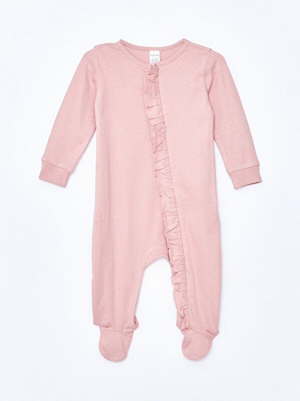 LCW baby Kız Bebek Patikli Tulum