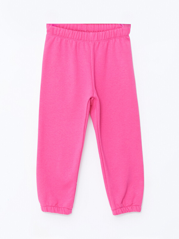 LCW Kids Beli Lastikli Basic Kız Çocuk Jogger Eşofman Alt