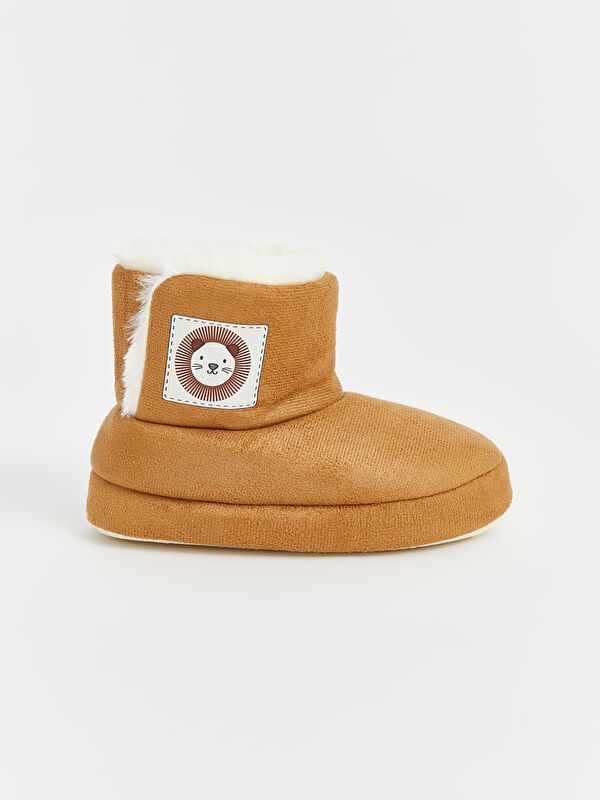 Baskılı Pelüş Erkek Bebek Ev Botu - Görsel 3