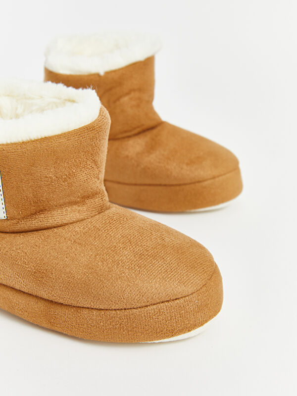 Baskılı Pelüş Erkek Bebek Ev Botu - Görsel 4