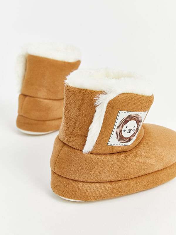 Baskılı Pelüş Erkek Bebek Ev Botu - Görsel 6