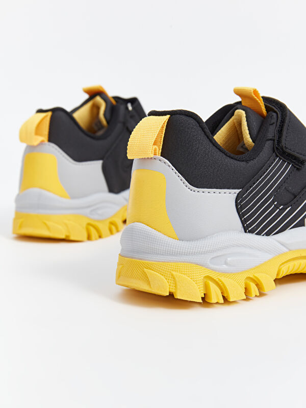 Bağcık ve Cırt Cırtlı Erkek Çocuk Trekking Ayakkabı - Görsel 5