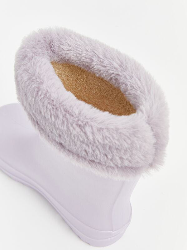 Kürk Detaylı Kız Çocuk Bot - Görsel 6