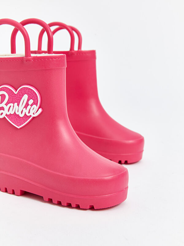 Barbie Baskılı Kız Bebek Yağmur Botu - Görsel 4