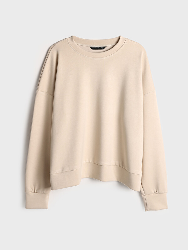 LCWAIKIKI Classic Crew Neck Oversize Women's Sweatshirt