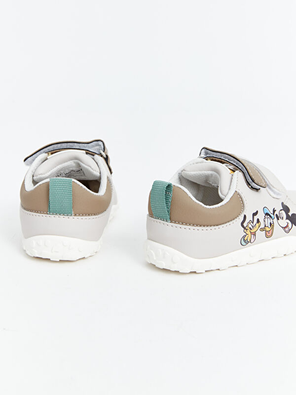 Mickey Mouse Baskılı Erkek Bebek Yürüme Öncesi Ayakkabı - Görsel 5