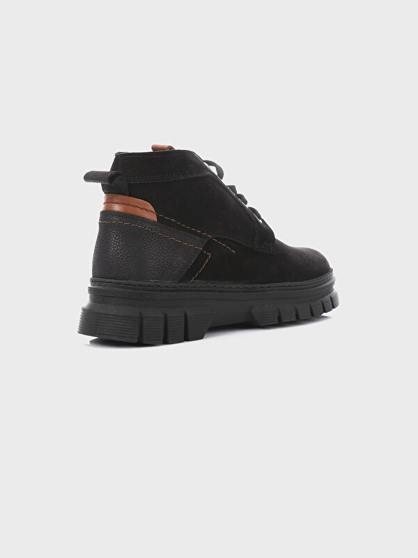 Bağcıklı Kalın Taban Erkek Bot - Görsel 5