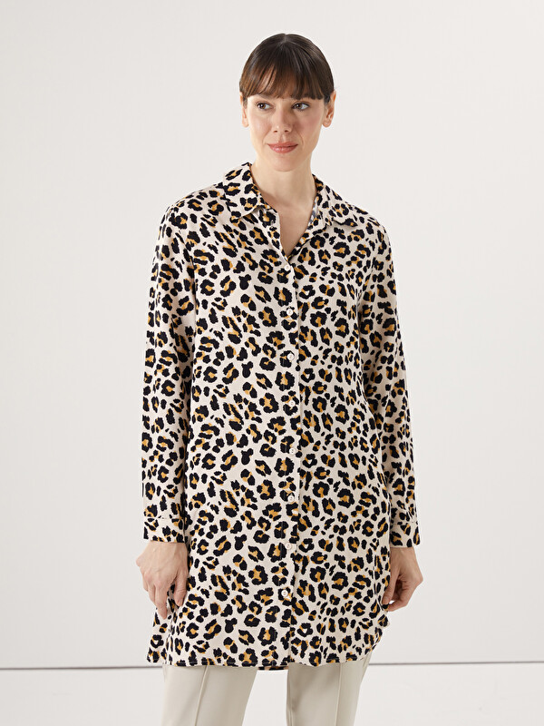 LCWAIKIKI Classic Tunique Chemise à Motifs pour Femmes