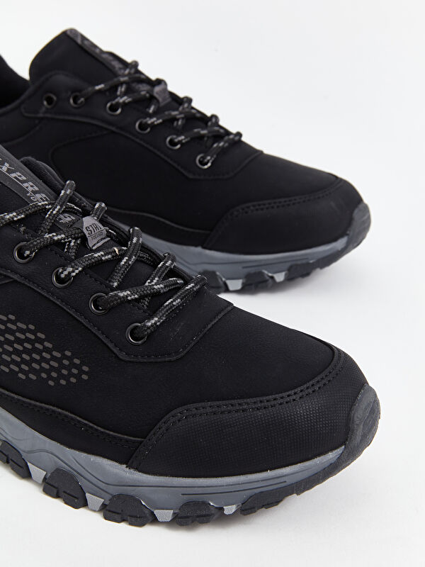 Bağcıklı Kalın Taban Erkek Trekking Ayakkabı - Görsel 4
