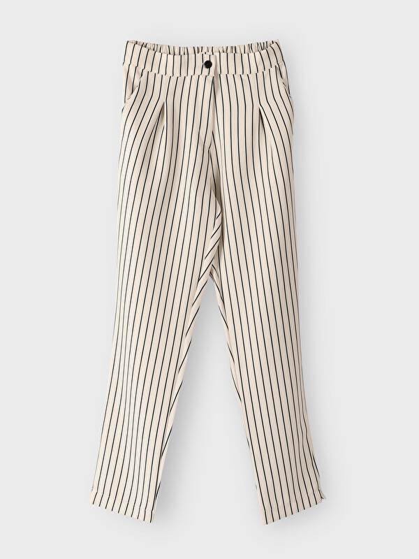 LCWAIKIKI Classic Elastic Waist Striped Women's Trousers
