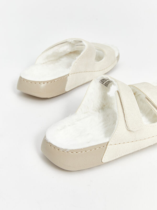 Cırt Cırtlı Çift Bantlı Kadın Terlik - Görsel 5