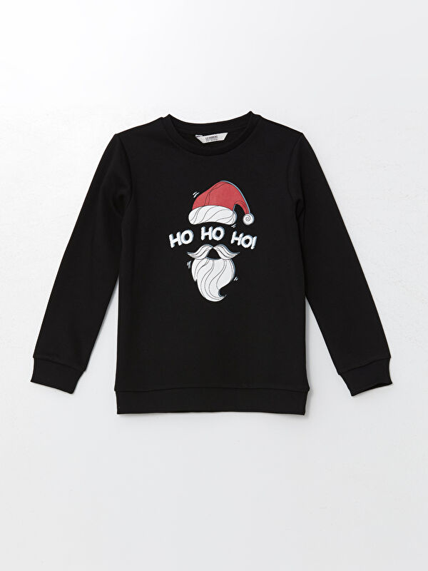 XSIDE Crew Neck New Year Themed Men's Thick Boys Thick Sweatshirt