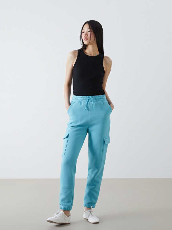 LCW Vision Pantalons de survêtement jogger à taille élastiquée pour Femmes