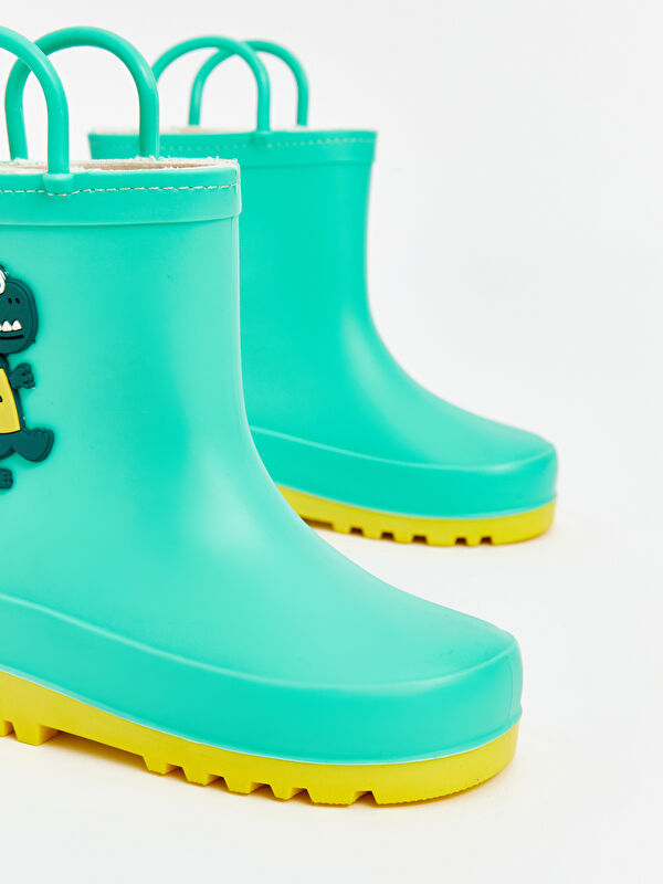 Dinozor Baskılı Erkek Bebek Yağmur Botu - Görsel 4