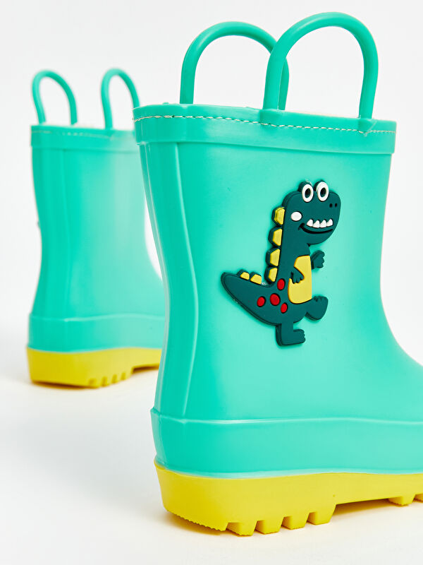 Dinozor Baskılı Erkek Bebek Yağmur Botu - Görsel 5