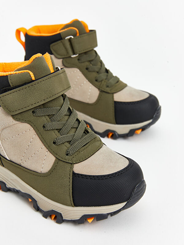 Bağcık ve Fermuarlı Erkek Bebek Bot - Görsel 4