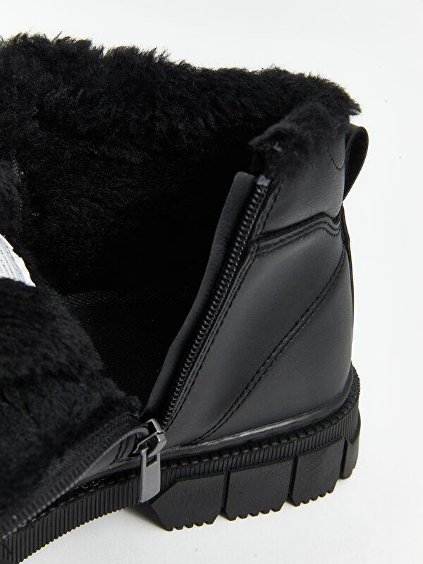 Bağcıklı Deri Görünümlü Erkek Bot - Görsel 8