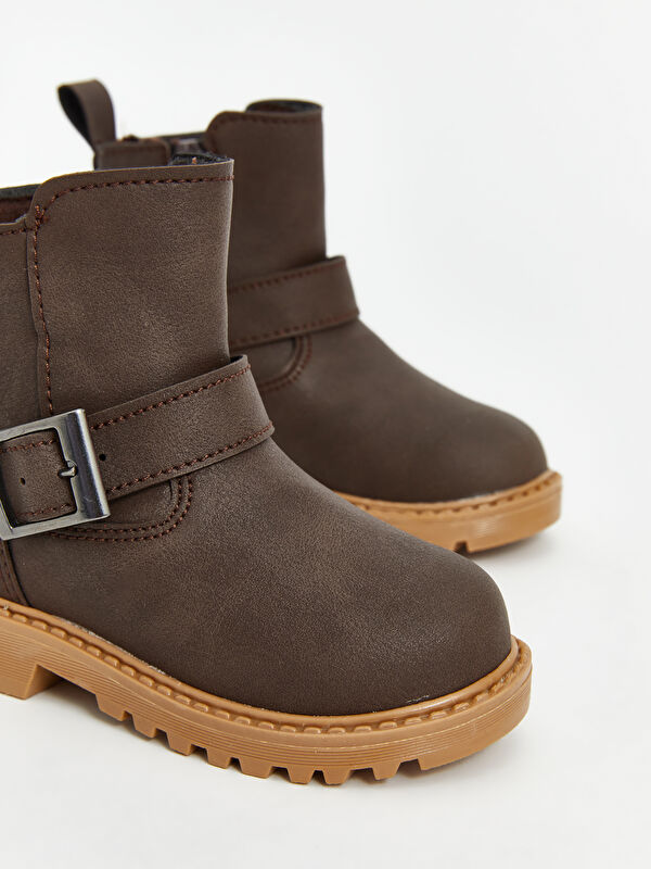 Deri Görünümlü Erkek Bebek Bot - Görsel 4