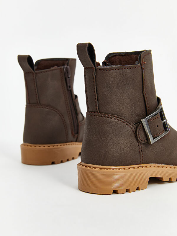 Deri Görünümlü Erkek Bebek Bot - Görsel 6