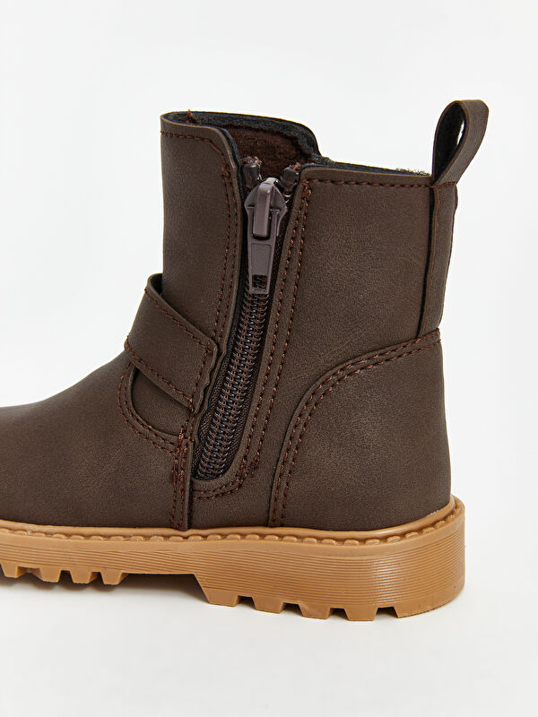 Deri Görünümlü Erkek Bebek Bot - Görsel 7