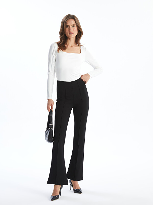 LCWAIKIKI Classic Extra Slim Fit Flared Women's Trousers