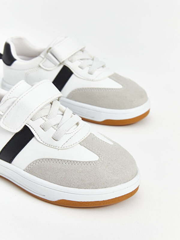 Renk Bloklu Erkek Bebek Spor Ayakkabı - Görsel 4