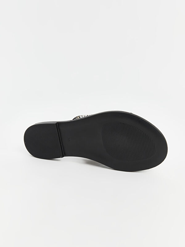 Çift Bantlı Kadın Terlik - Görsel 6