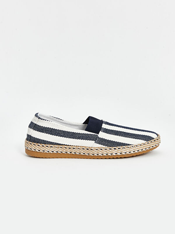 Hasır Tabanlı Erkek Espadril Ayakkabı - Görsel 3