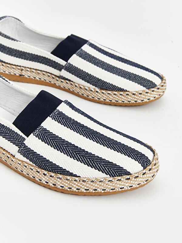 Hasır Tabanlı Erkek Espadril Ayakkabı - Görsel 4