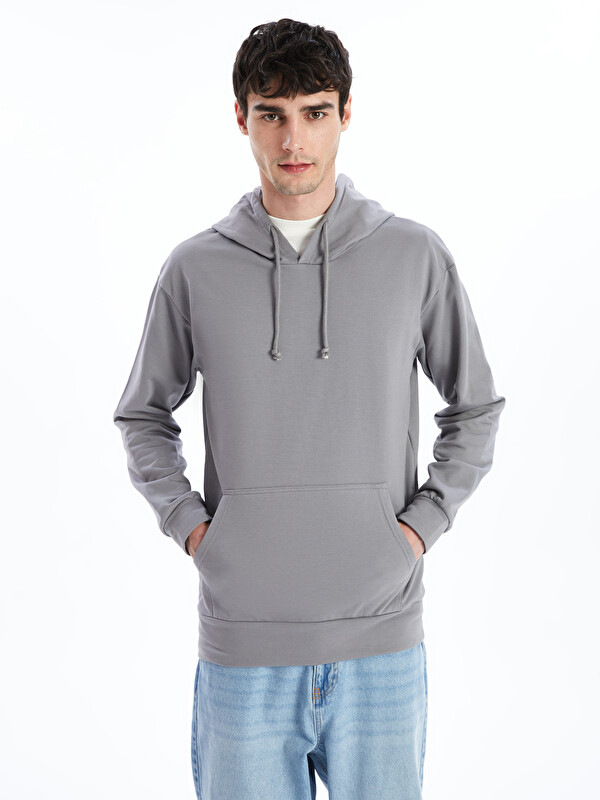 XSIDE Sweatshirt à Capuche Épais pour Hommes à Manches Longues