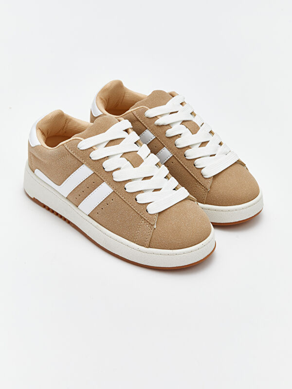 Leopar Desenli Kadın Spor Ayakkabı - Görsel 2