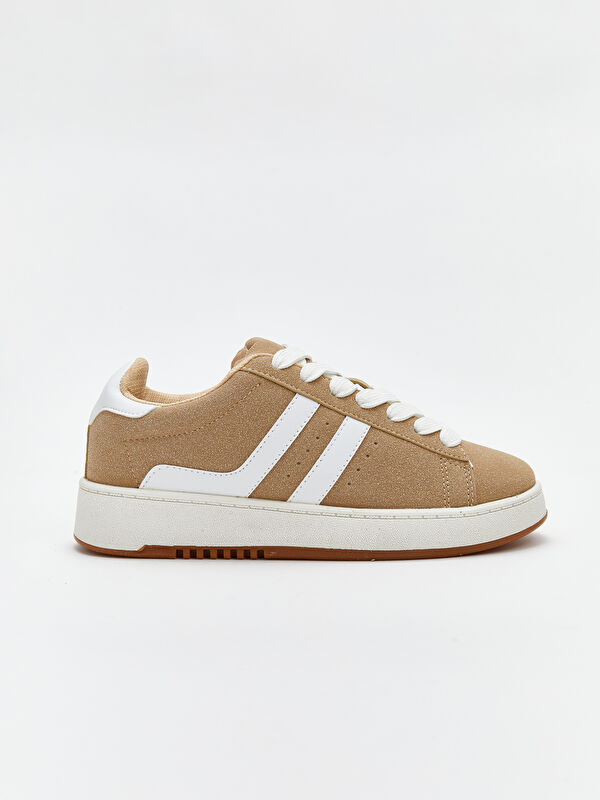 Leopar Desenli Kadın Spor Ayakkabı - Görsel 3