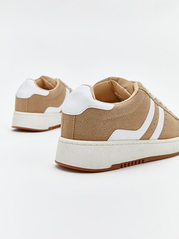 Leopar Desenli Kadın Spor Ayakkabı - Görsel 6