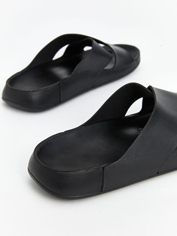 Çapraz Bantlı Erkek Terlik - Görsel 6