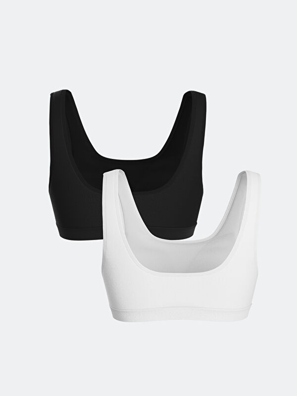 LCW Young Plain Padded Bustier 2 Pack -W4L673Z8-FFB - LC Waikiki
