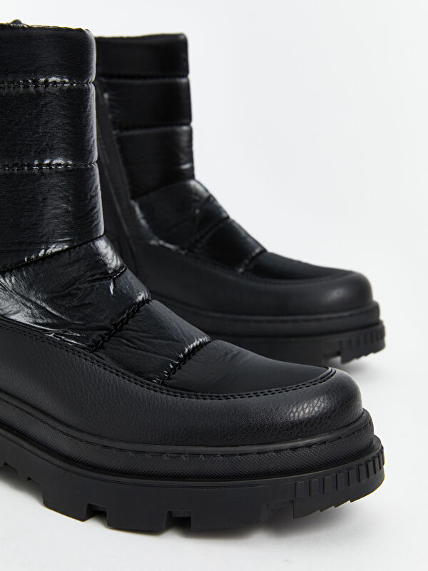 Fermuarlı Kadın Kar Botu - Görsel 4