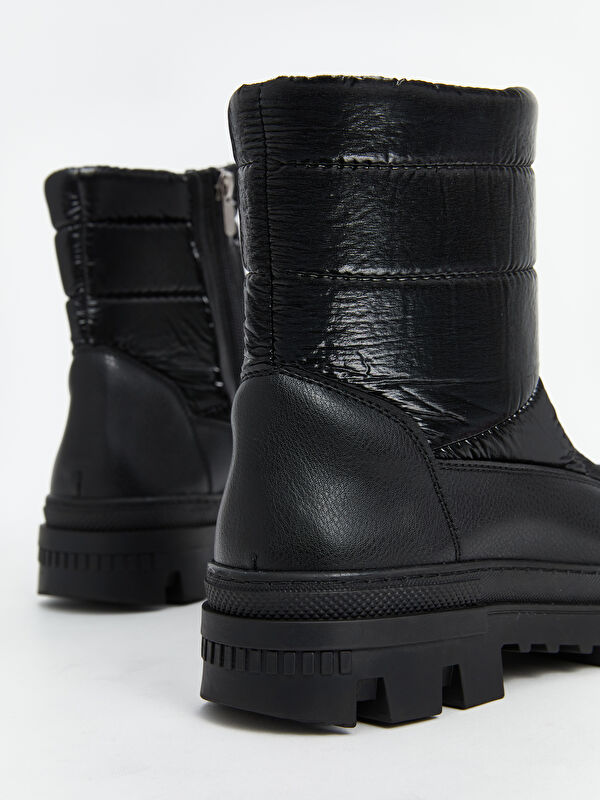 Fermuarlı Kadın Kar Botu - Görsel 6