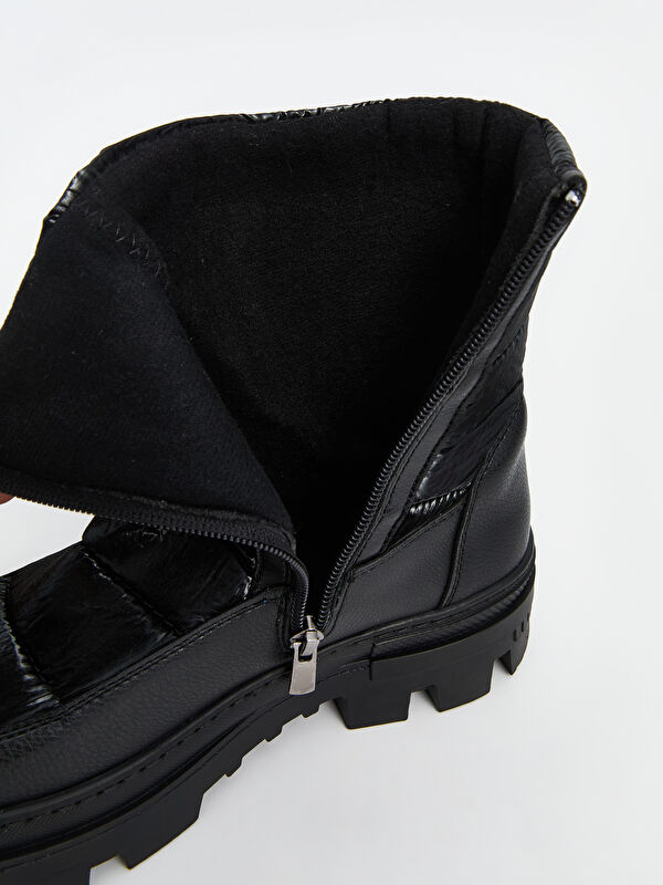 Fermuarlı Kadın Kar Botu - Görsel 8