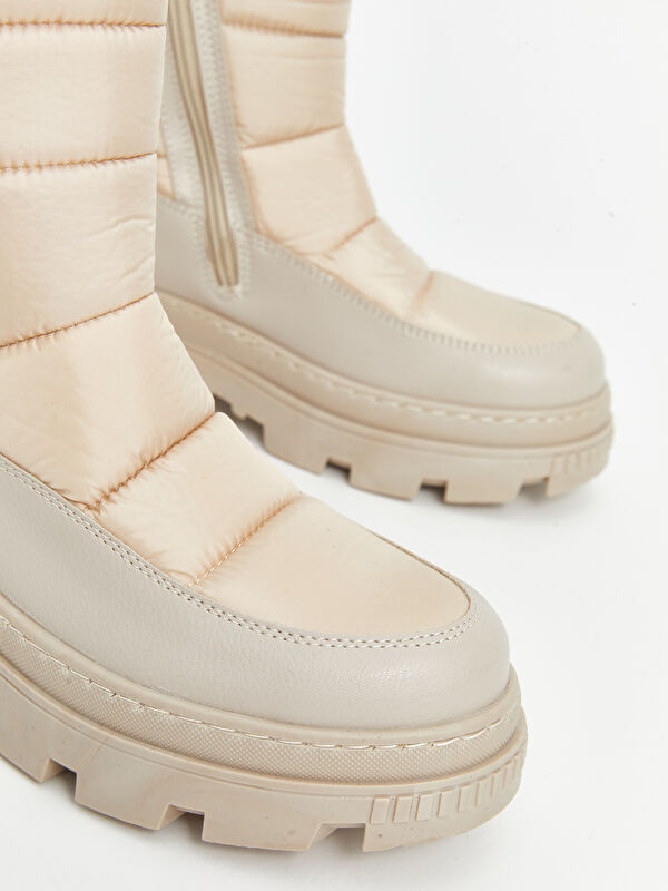 Fermuarlı Kadın Kar Botu - Görsel 4