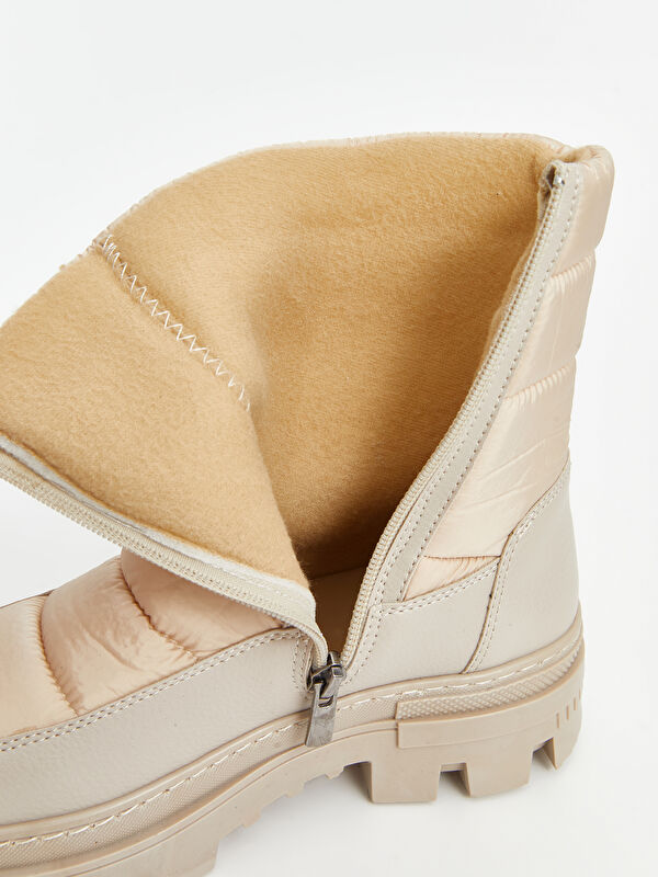 Fermuarlı Kadın Kar Botu - Görsel 8