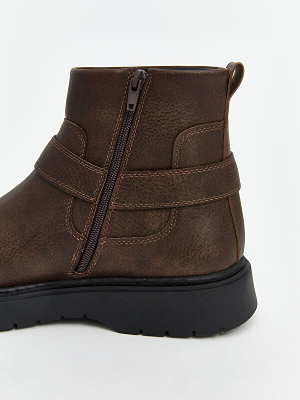 Deri Görünümlü Erkek Biker Bot - Görsel 6